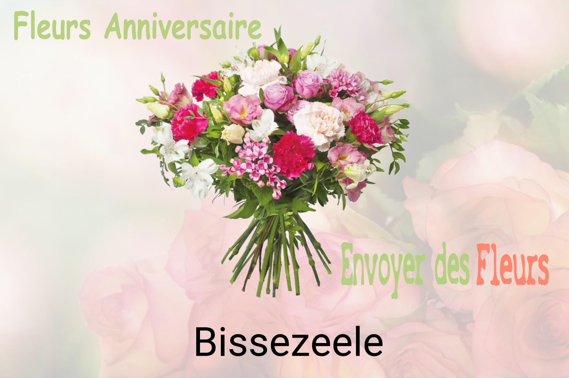 Bouquet de fleurs d’anniversaire livré à Bissezeele
